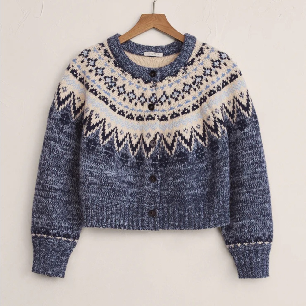 Z Supply North Sea Fair Isle Cardigan